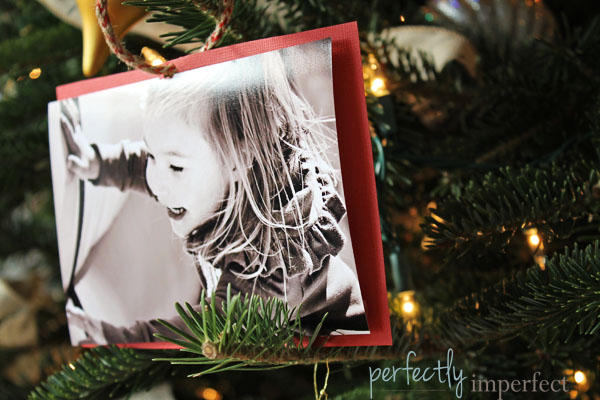 Simple DIY Photo Ornament