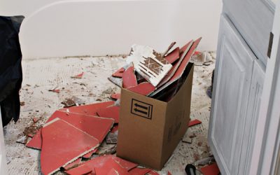 How to Remove Tile Floor | Guest Bathroom Update
