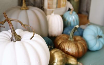 Fall Crafts-Painted Pumpkins