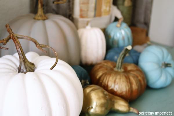 Fall Crafts-Painted Pumpkins