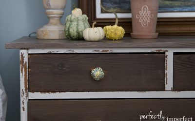 Milk Paint Dresser Makeover