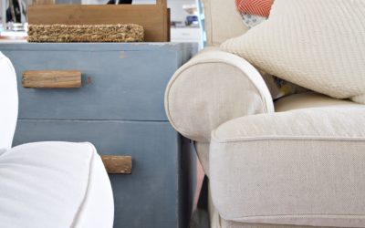 Trunk Side Table Makeover