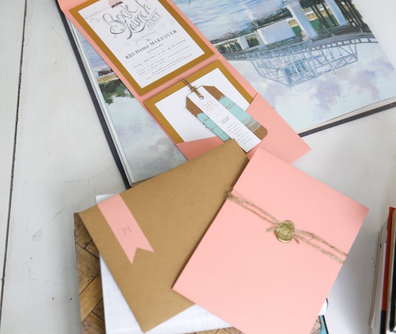 Book Launch Party Invites | Counterpart Brand & Design