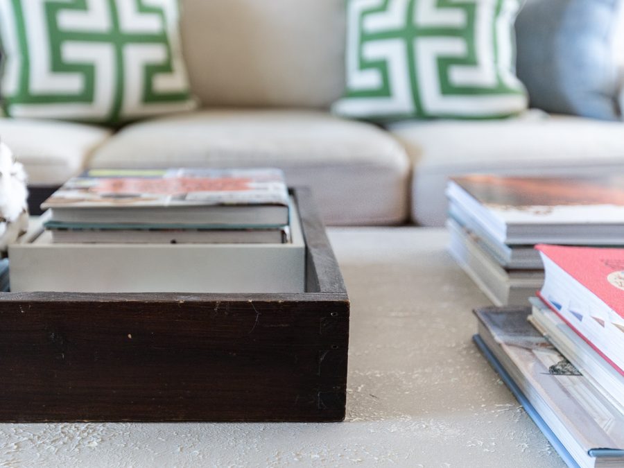Coffee Table Makeover with Salt Wash