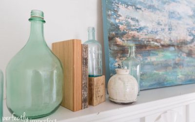Spring Mantel & Living Room Plans