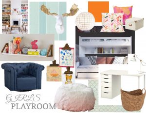 Stephanie’s Playroom Inspiration & Design Board