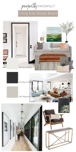 Living Room Design Board