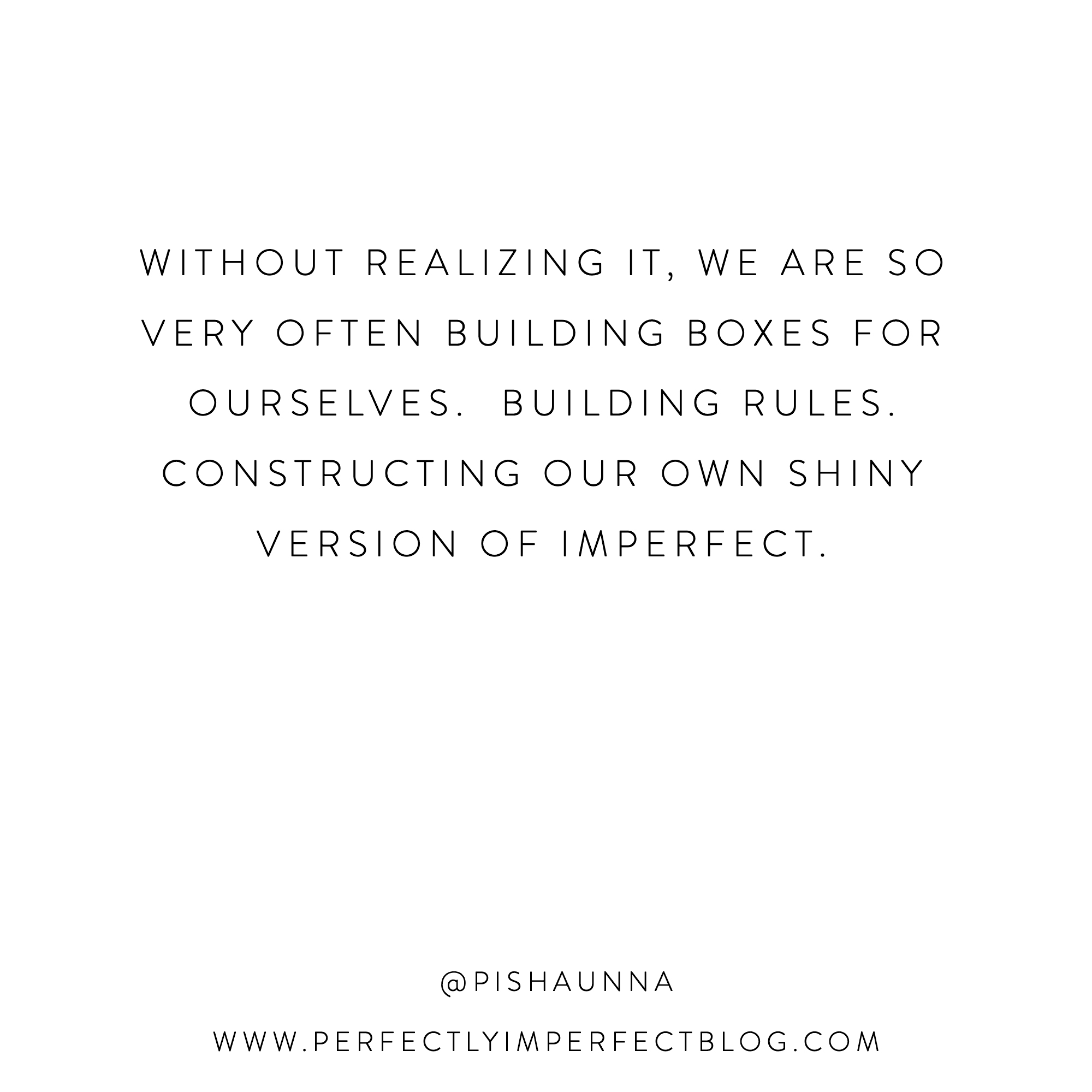 Quote | Shaunna West | Perfectly Imperfect | The Middle