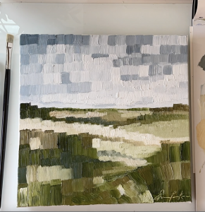 Michael’s Patchwork Painting (Time Lapse)